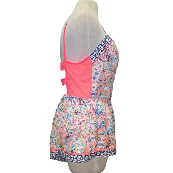 Victoria’s Secret Neon Paisley Romper - Medium NWT - Picture 3 of 11